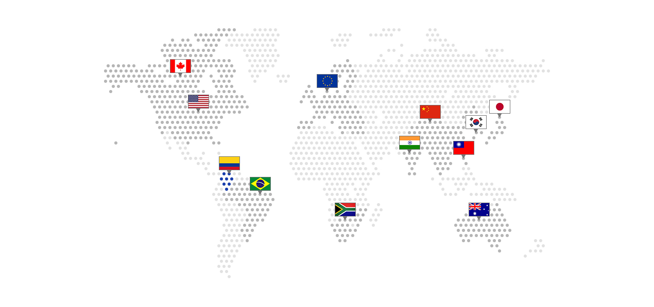 Click to reveal information about the clicked  Colombia