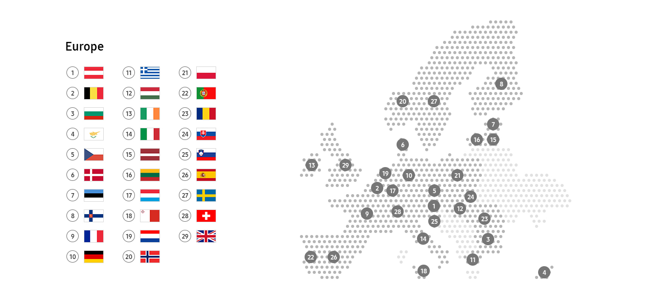 This Image is europe map.