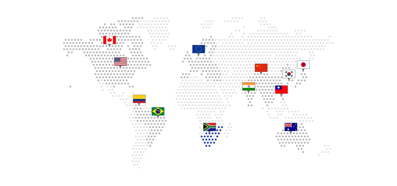 Click to reveal information about the clicked  Republic of South Africa