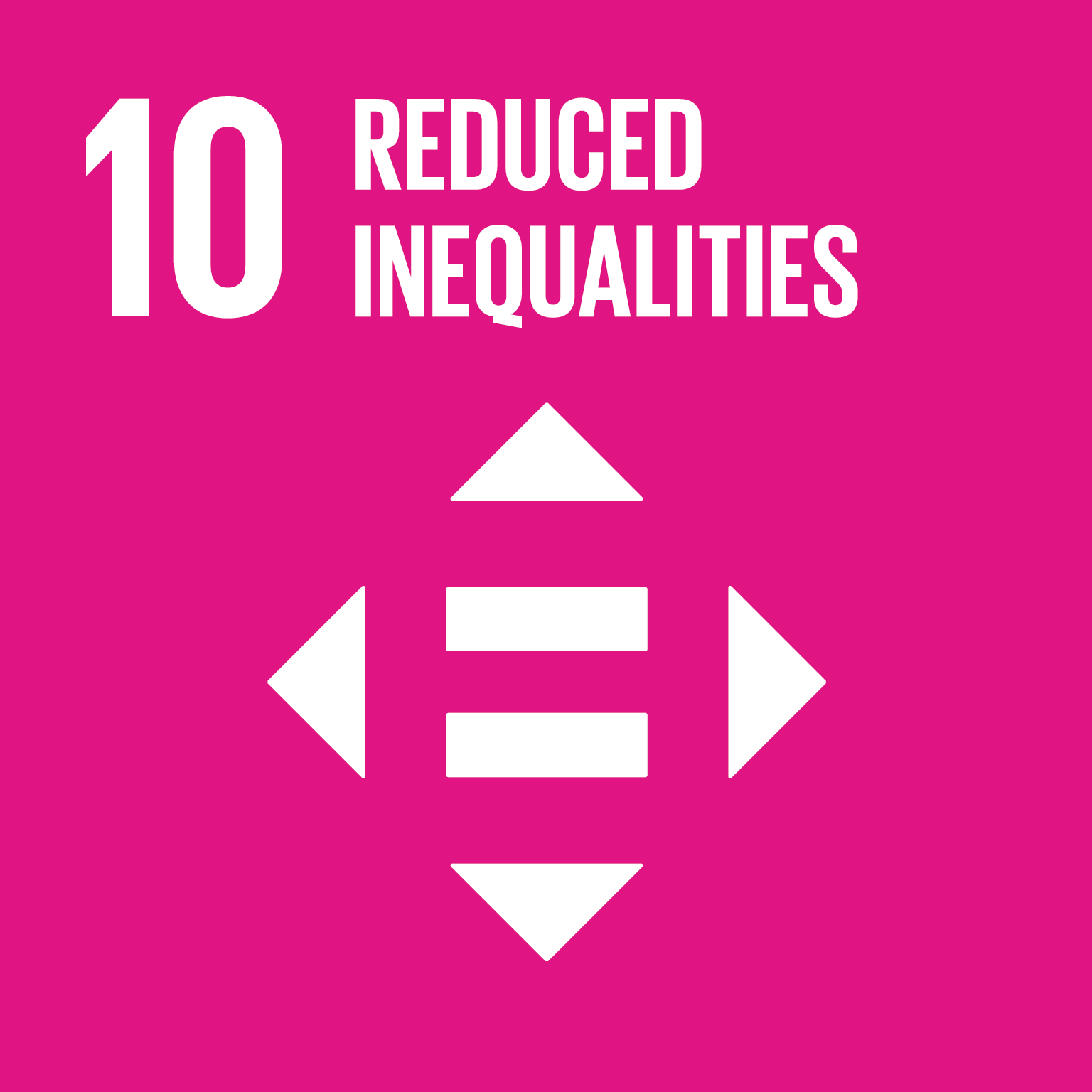 Representative image of SDG reduced inequalities